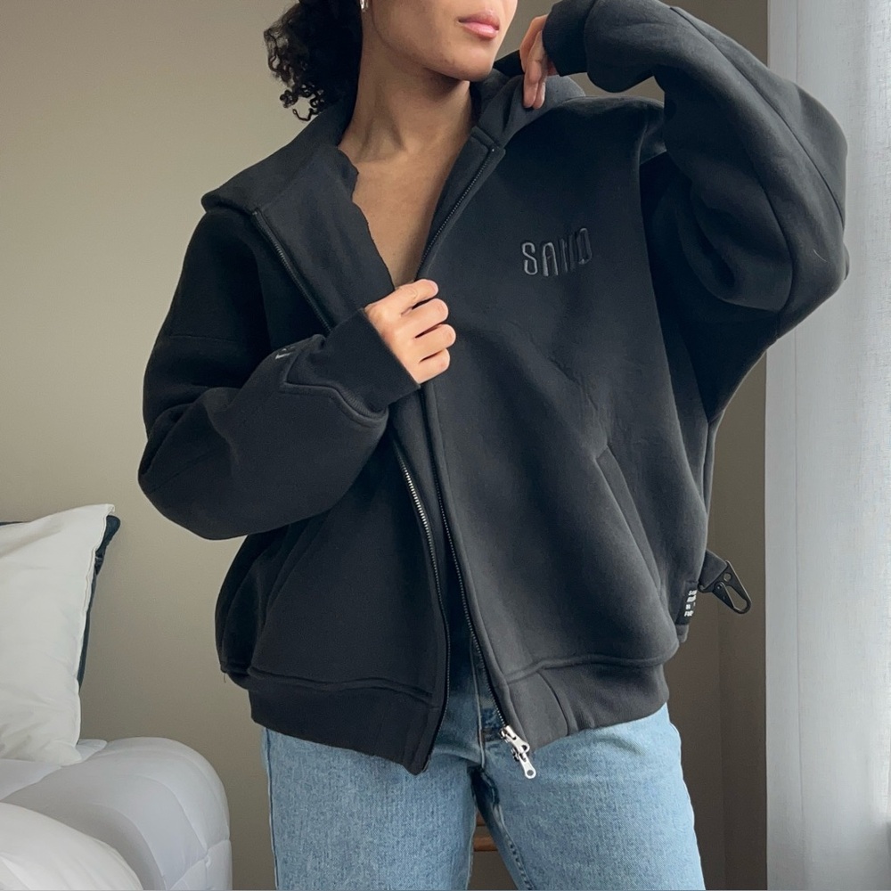Sand Castle Atelier Chunky Zip Hooded Jacket Medium